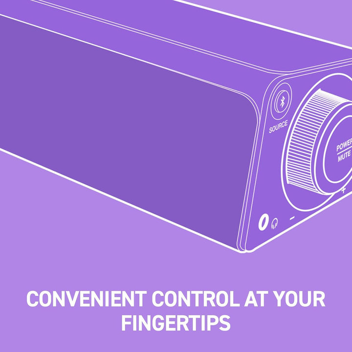 CREATIVE Stage SE Mini Kompakte Untermonitor-Soundbar mit Bluetooth 5.3, USB-Digital-Audio, für PC u