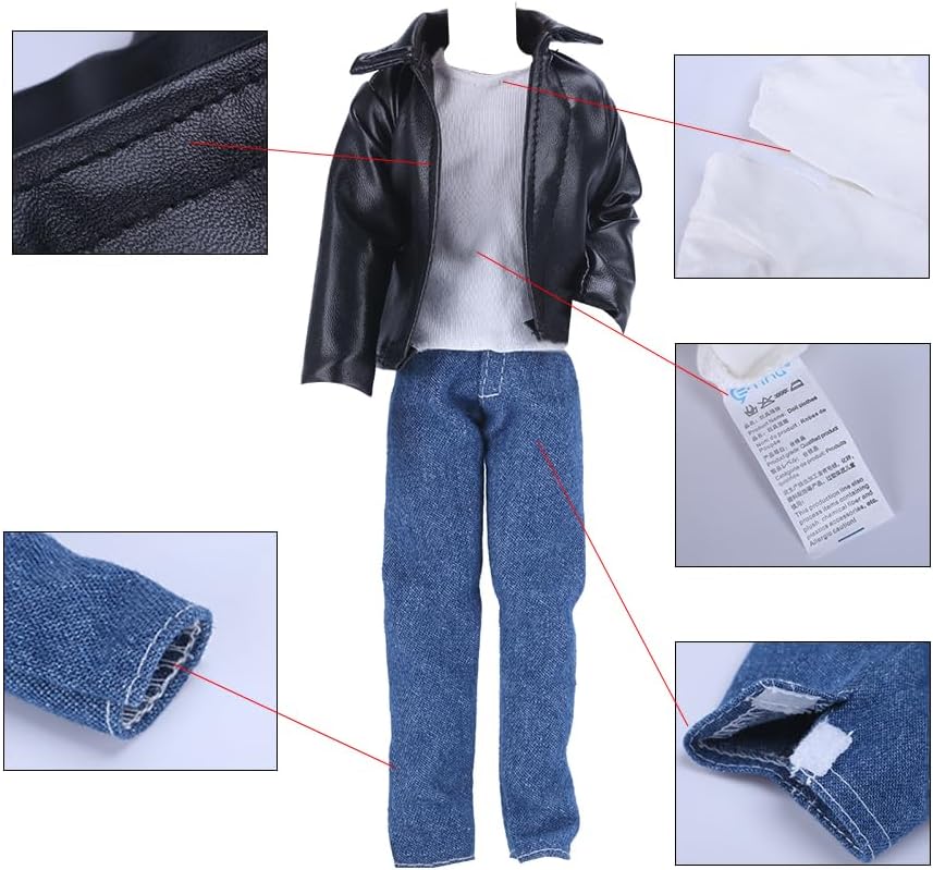 IMAGINE 10-Item Fantastic Pack = 5 Sets Mode Casual Wear Kleidung Outfit mit 5 Paar Schuhe für Junge