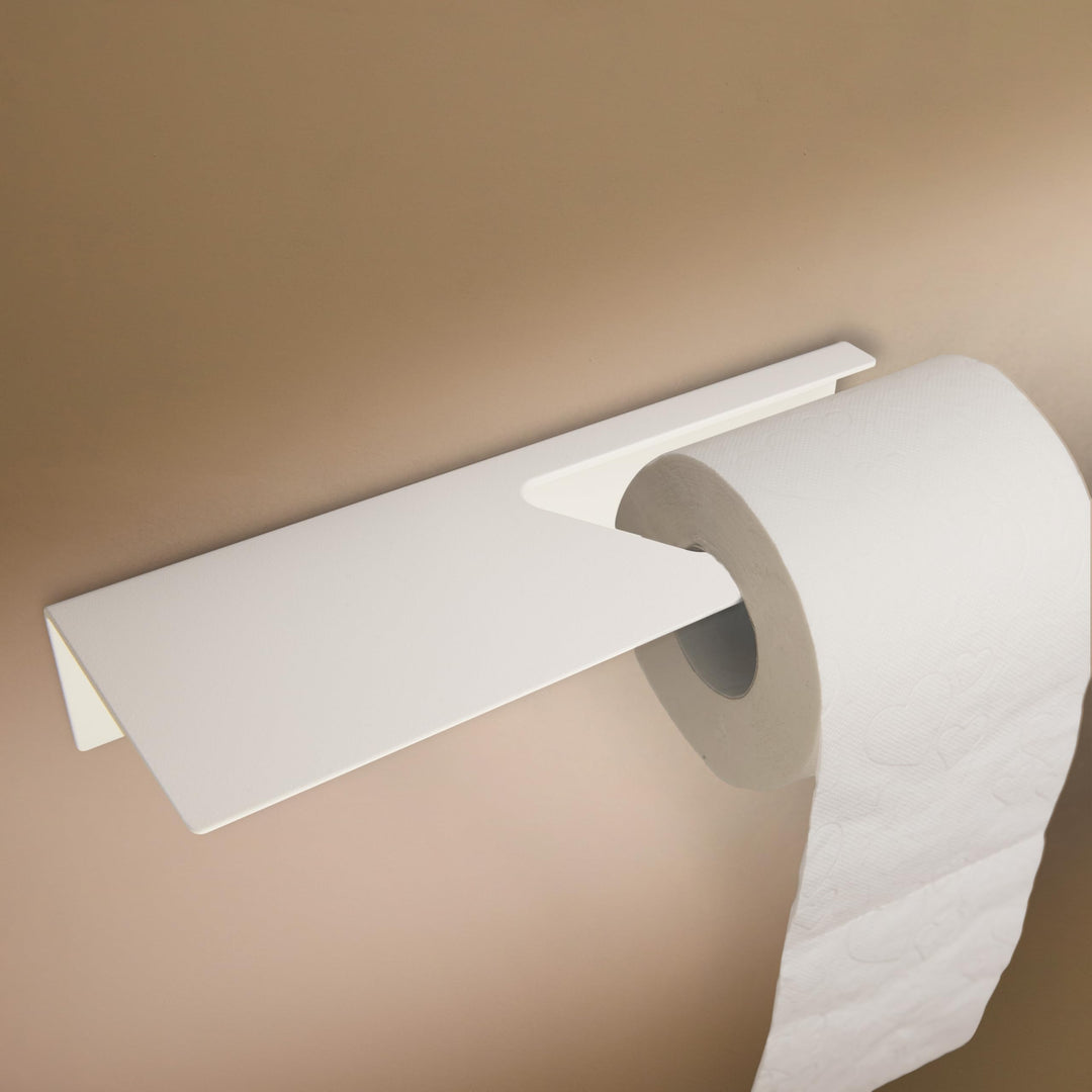 Designfabrik Hamburg Toilettenpapierhalter ohne Bohren | Klopapierhalter zum Kleben | Klorollenhalte