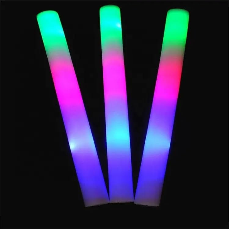 20 LED-Leuchtstäbchen aus Schaumstoff für 1-3 Tage