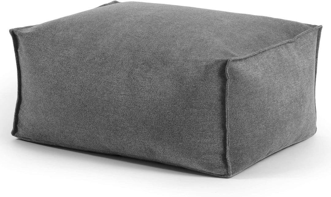 mokebo® Pouf, Hocker o. Sitzhocker 60x45cm 'Der Ruhepouf' Bodenkissen eckig, Fusshocker & Sitzwürfel