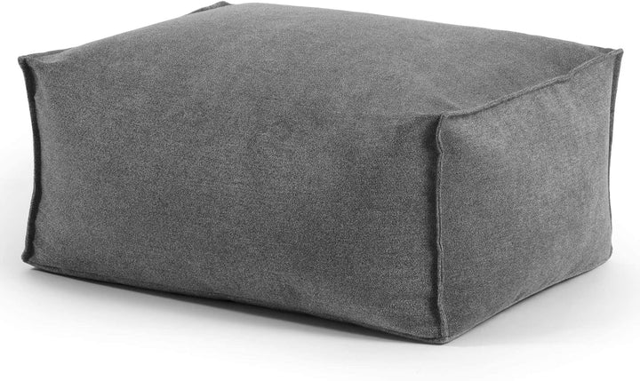 mokebo® Pouf, Hocker o. Sitzhocker 60x45cm 'Der Ruhepouf' Bodenkissen eckig, Fusshocker & Sitzwürfel