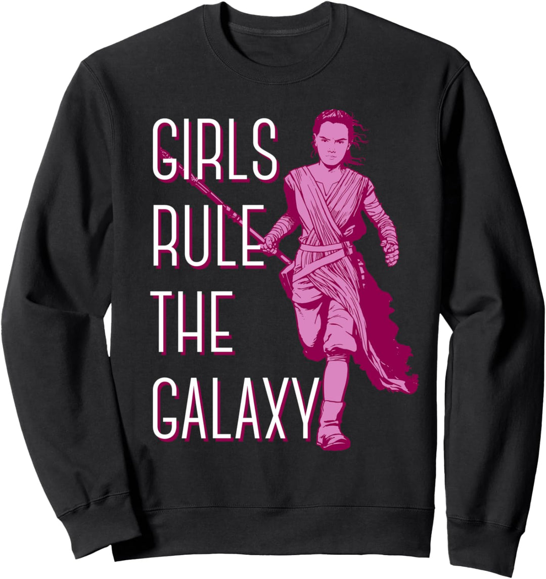 Star Wars Episode 7 Rey Girls Rule The Galaxy Sweatshirt