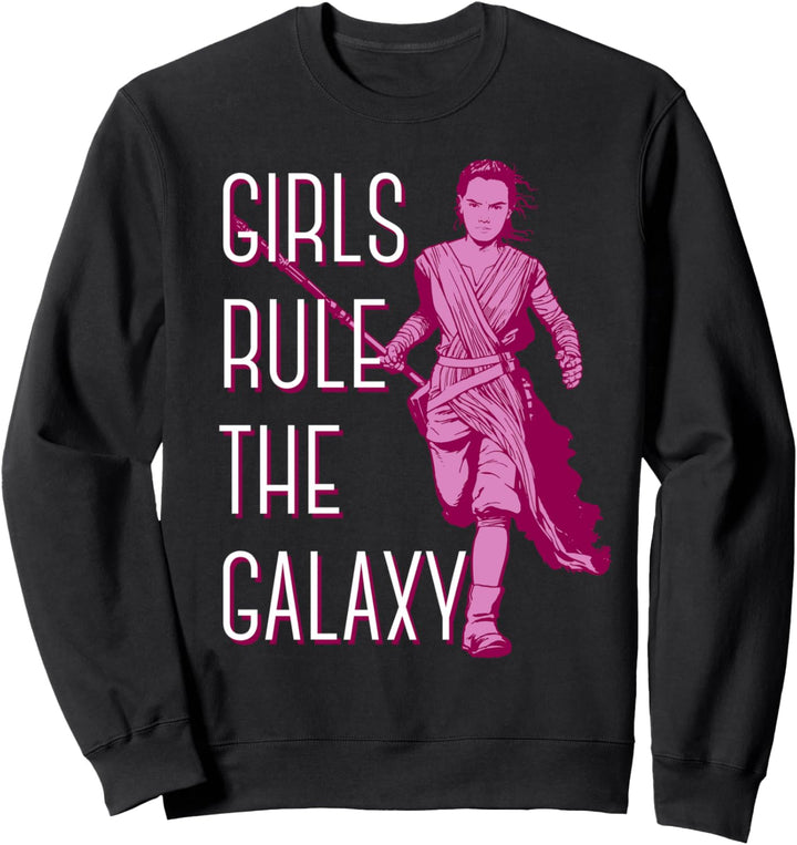 Star Wars Episode 7 Rey Girls Rule The Galaxy Sweatshirt