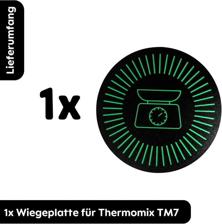 Waageplatte V2 für Thermomix TM7 Vorwerk Waagenabdeckung Wiegeplatte Zubehör Wiegeplatte V2, Wiegepl