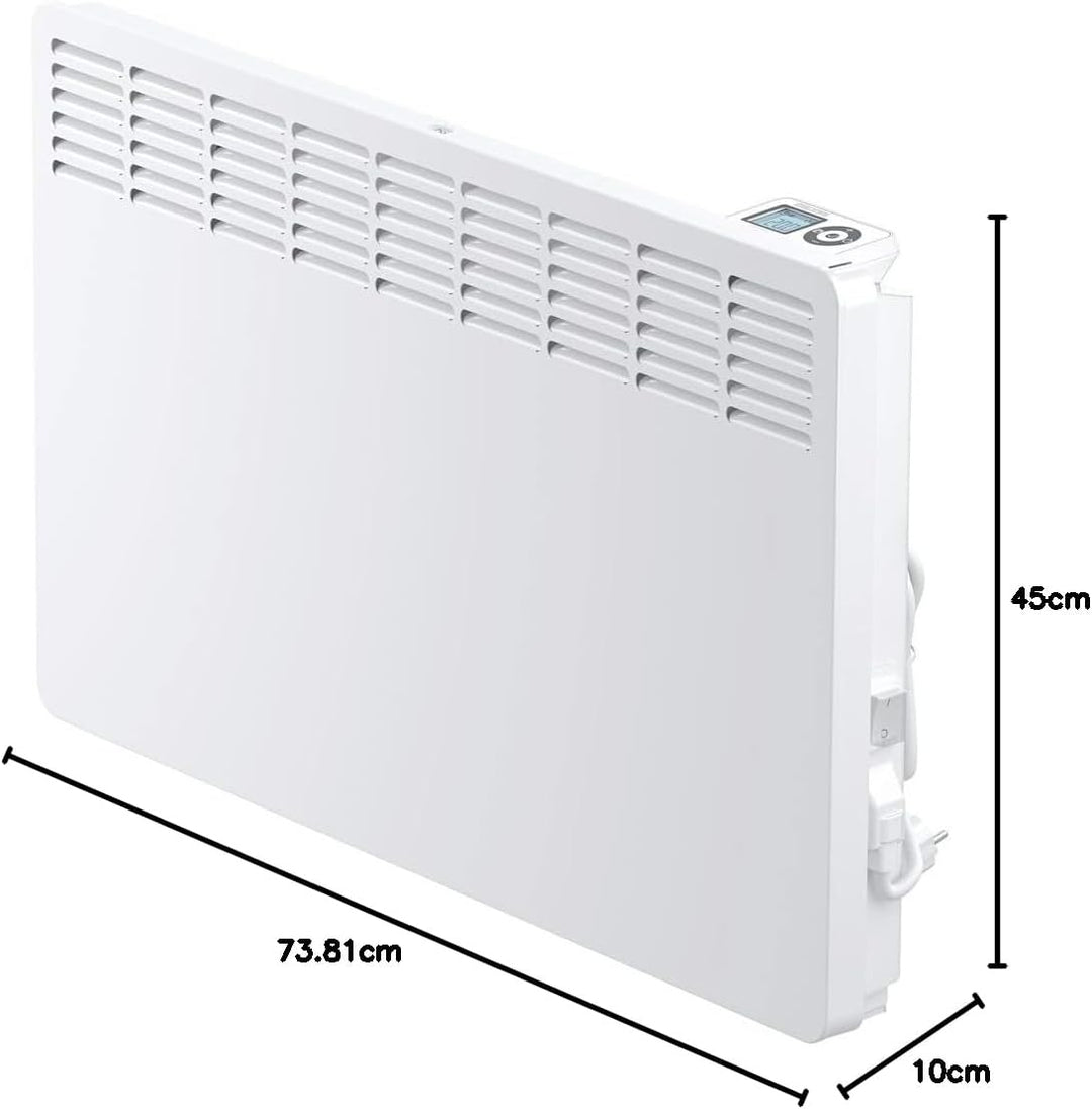 STIEBEL ELTRON Wandkonvektor CNS 200 TREND, 2 kW für ca. 25 m², LC-Display, Wochentimer, Elektroheiz
