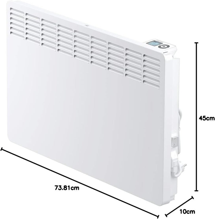STIEBEL ELTRON Wandkonvektor CNS 200 TREND, 2 kW für ca. 25 m², LC-Display, Wochentimer, Elektroheiz