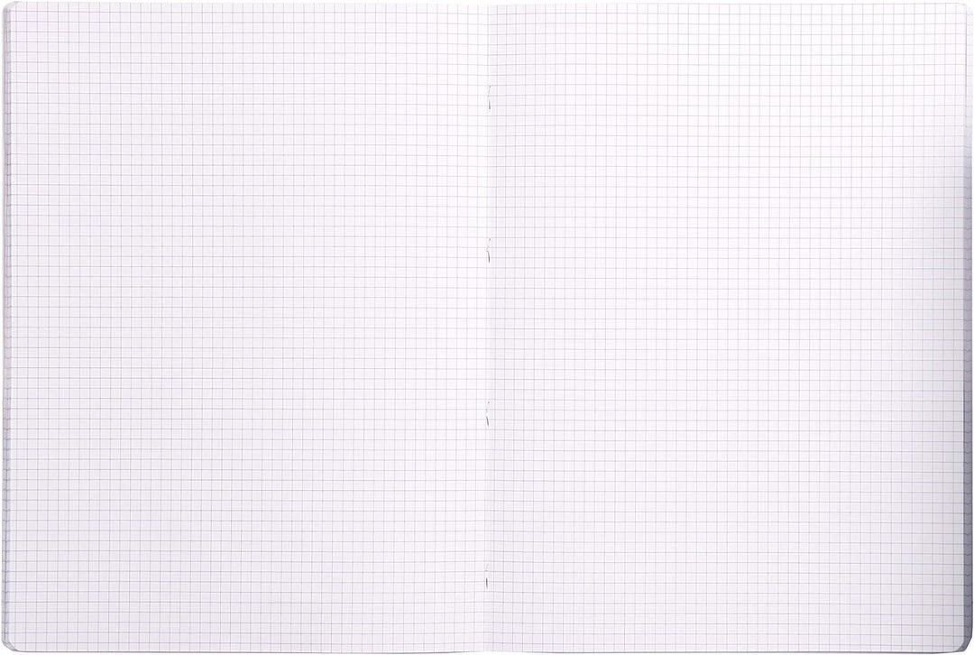 Clairefontaine 63362C - Packung mit 10 Heften DIN A4+ 24x32cm, kariert, 90g, geheftet, 48 Blatt, far