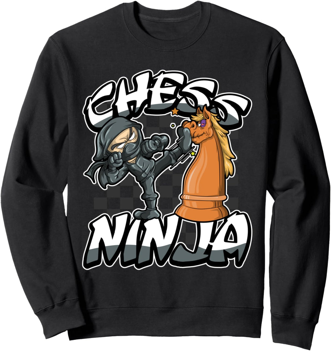 Chess Ninja Checkmates You - Strategisches Schach Sweatshirt