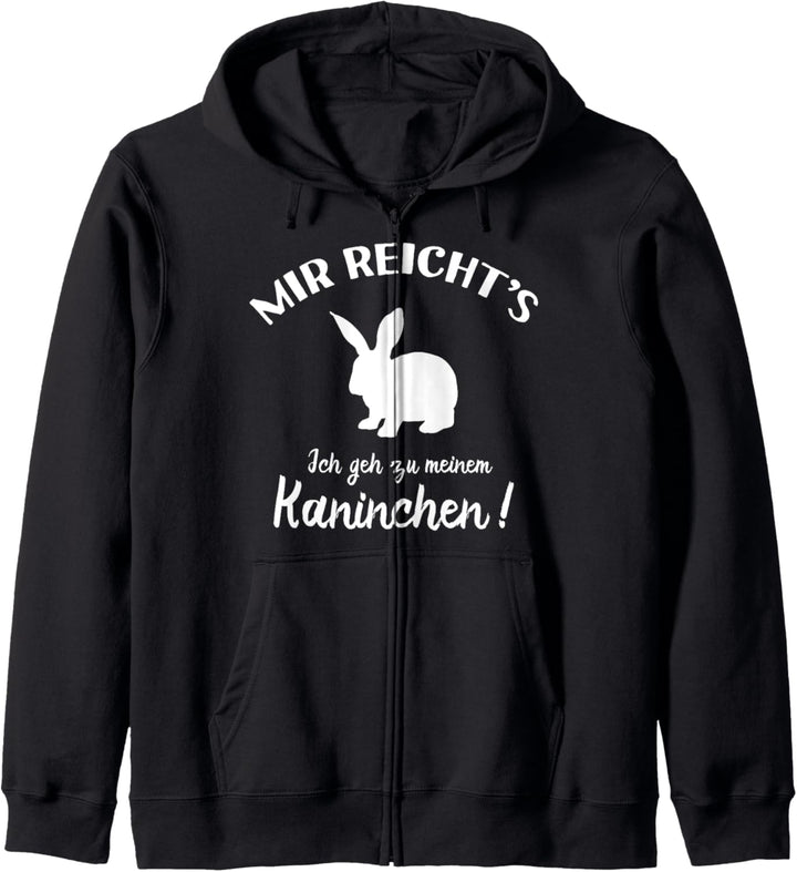 Ich geh zu meinem Kaninchen - Lustiges Fun Hase Kapuzenjacke