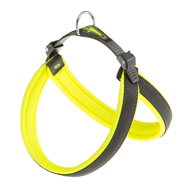 Ferplast Ergonomisches Hundegeschirr AGILA Fluo 3, ausgezeichnete Passform, Kordelzug-Verschluss, we