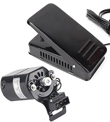 Pssopp 100W Nähmaschinenmotor Nähpedal Regler mit Variabler Drehzahl Nähmaschinenfussschalter Hausha