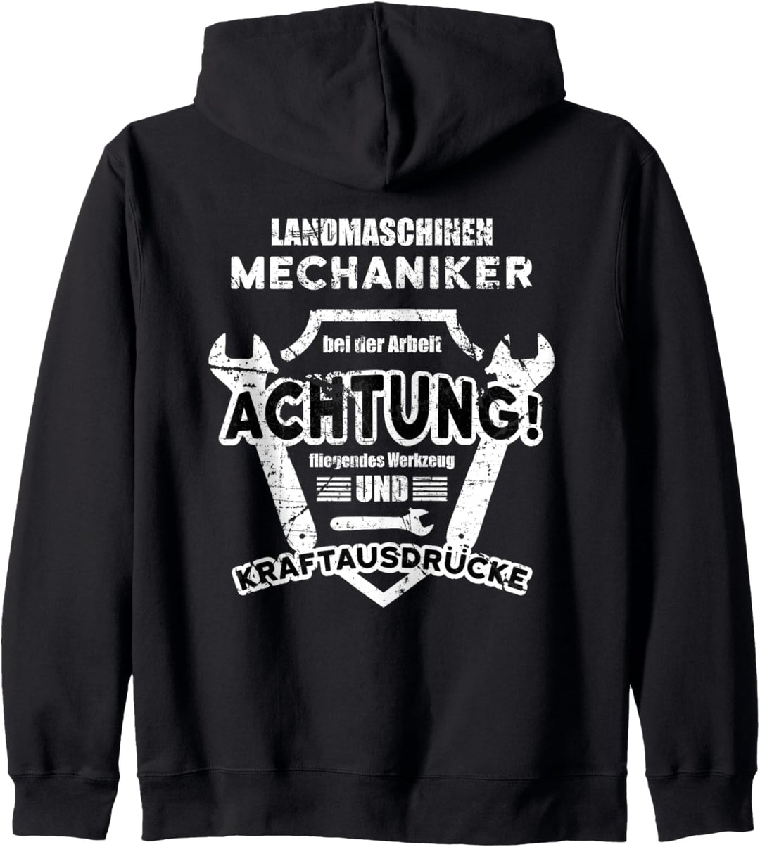 Landmaschinen Mechaniker | Werkzeug & Kraftausdrücke | Bauer Kapuzenjacke