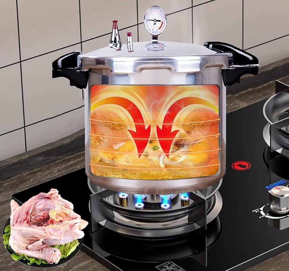 Mit Dampfkorb grosser Schnellkochtopf 22L Liter Familie Hotels Küche druckkochtopf-Explosionsgeschüt