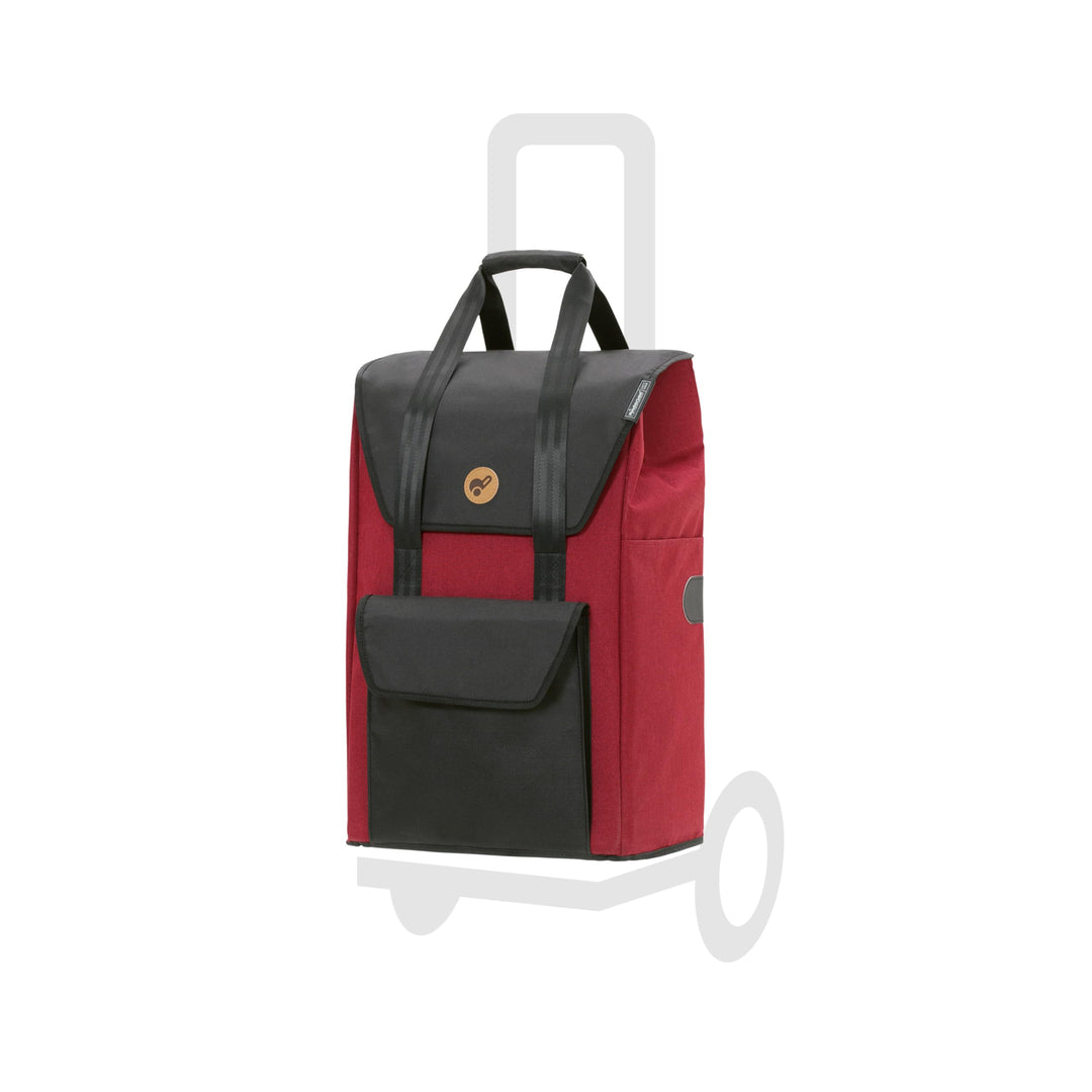 ANDERSEN Einkaufstrolley Ersatztasche - Tasche Senta 2.0 rot 49 L | 49 L, Rot