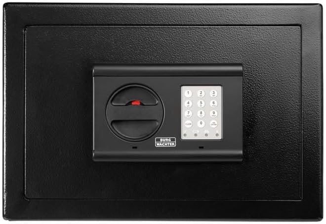 Burg-Wächter Möbeltresor mit elektronischem Zahlenschloss, Home-Safe, Sicherheitsstufe B, Feuerschut