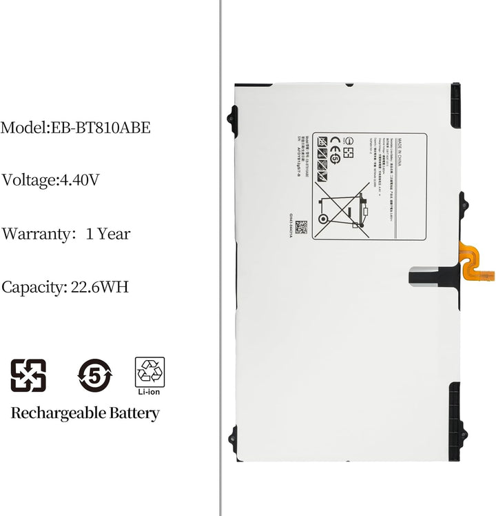 EB-BT810ABE EB-BT810ABA Tablet-Akku für Samsung Galaxy Tab S2 9,7 Zoll SM-T810 SM-T815 SM-T817 T810N