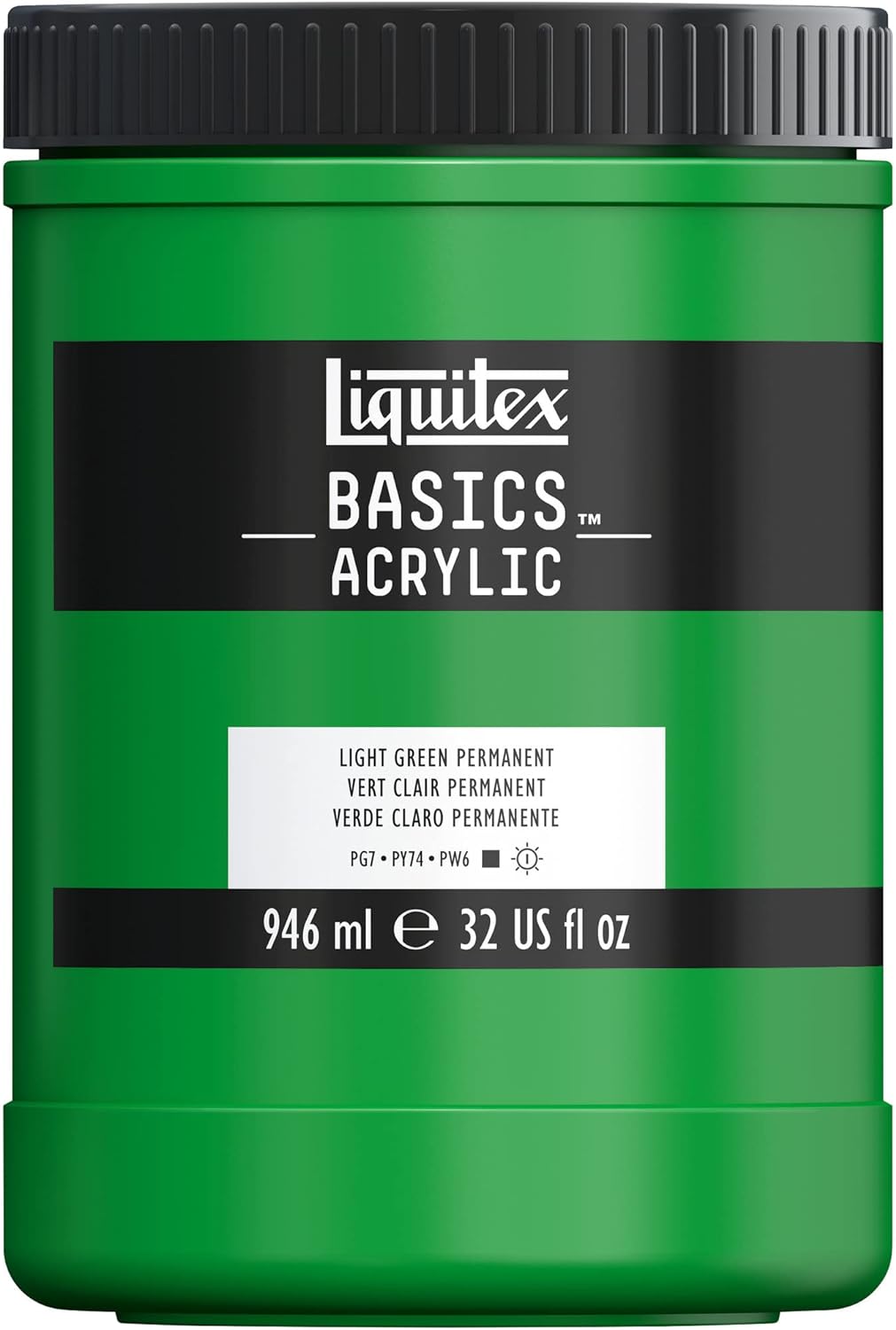 Liquitex 8870359 Basics - Acrylfarbe, monopigmentierte Künstlerpigmente, lichtecht, mittlere Viskosi