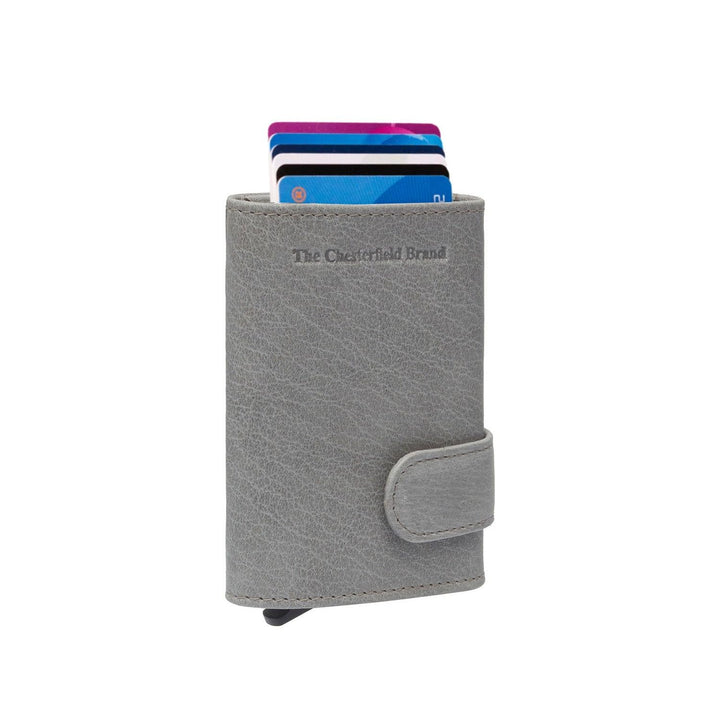 The Chesterfield Brand Mannheim - Kreditkartenetui 6cc 10 cm RFID Light Grey, Light Grey