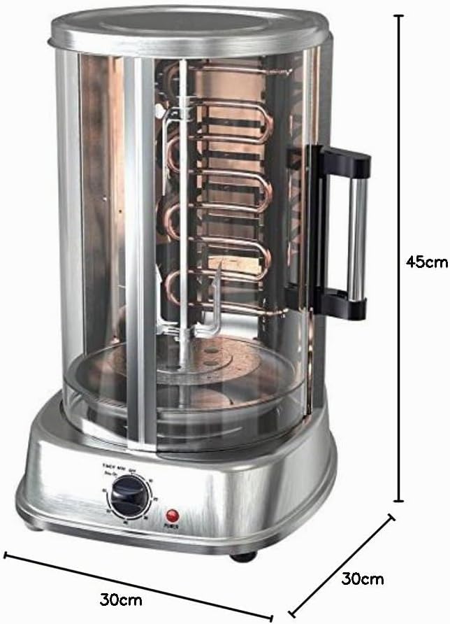 Syntrox Germany Edelstahl Dönergrill Gyrosgrill Hähnchengrill R-8121 Inox