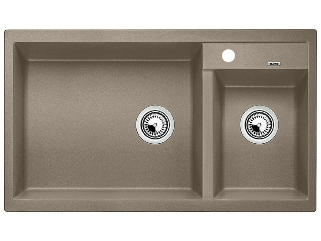 BLANCO METRA 9 | SILGRANIT tartufo | Einbauart: Einbau von Oben | Hauptbecken links | ohne Ablauffer