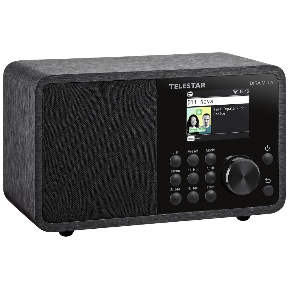 Telestar DIRA M 1 A - Digitalradio/Internetradio (DAB+ / DAB/UKW/FM/Internet, WLAN, Bluetooth 5.1, F