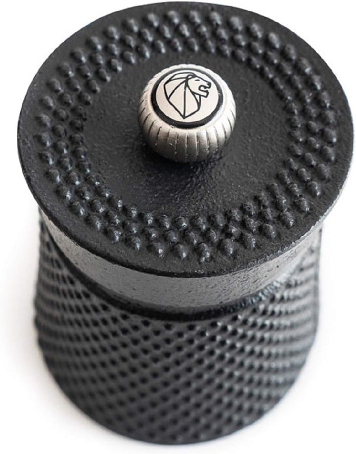 Peugeot Bali Fonte Manuelle Pfeffermühle, Klassische Mahlgradeinstellung, Höhe: 8 cm, Gusseisen, Sch