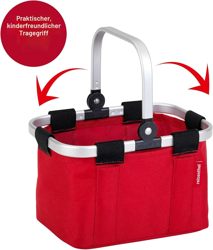Theo Klein 9619 Reisenthel - Einkaufskorb Carrybag Mini I Korb mit Zubehörboxen für den Shop I Spiel