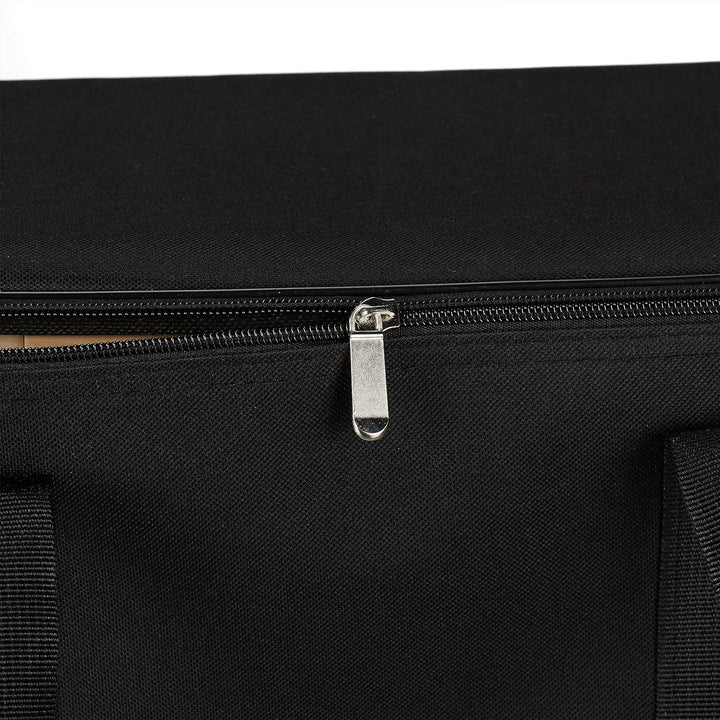 Relaxdays Wackelturm XL, Holzturm Spiel Garten, mit Tasche, 54 Steine, Riesenwackelturm HBT: 63 x 16