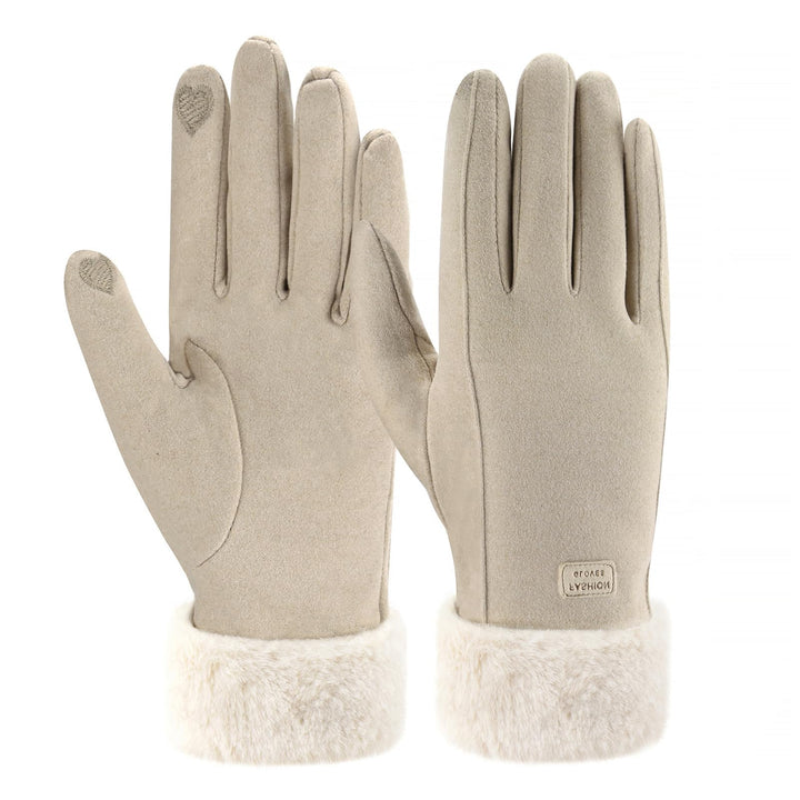 ZASFOU Damen Winter Warm Touchscreen Handschuhe mit Fleece Gefütterte Strick winterhandschuhe für Ka