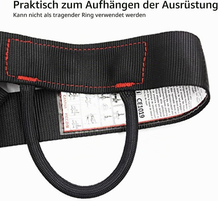 EUNEWR klettergurt kinder Klettergurte Befestigender Klettergut,Für Frauen, Männer und Kinder halber