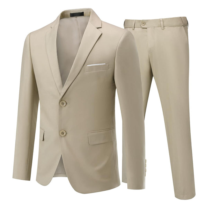 Allthemen Anzug Herren Anzug 2 Teilig Slim Fit Herrenanzug Hochzeit Anzüge Herren Modern Sakko für B