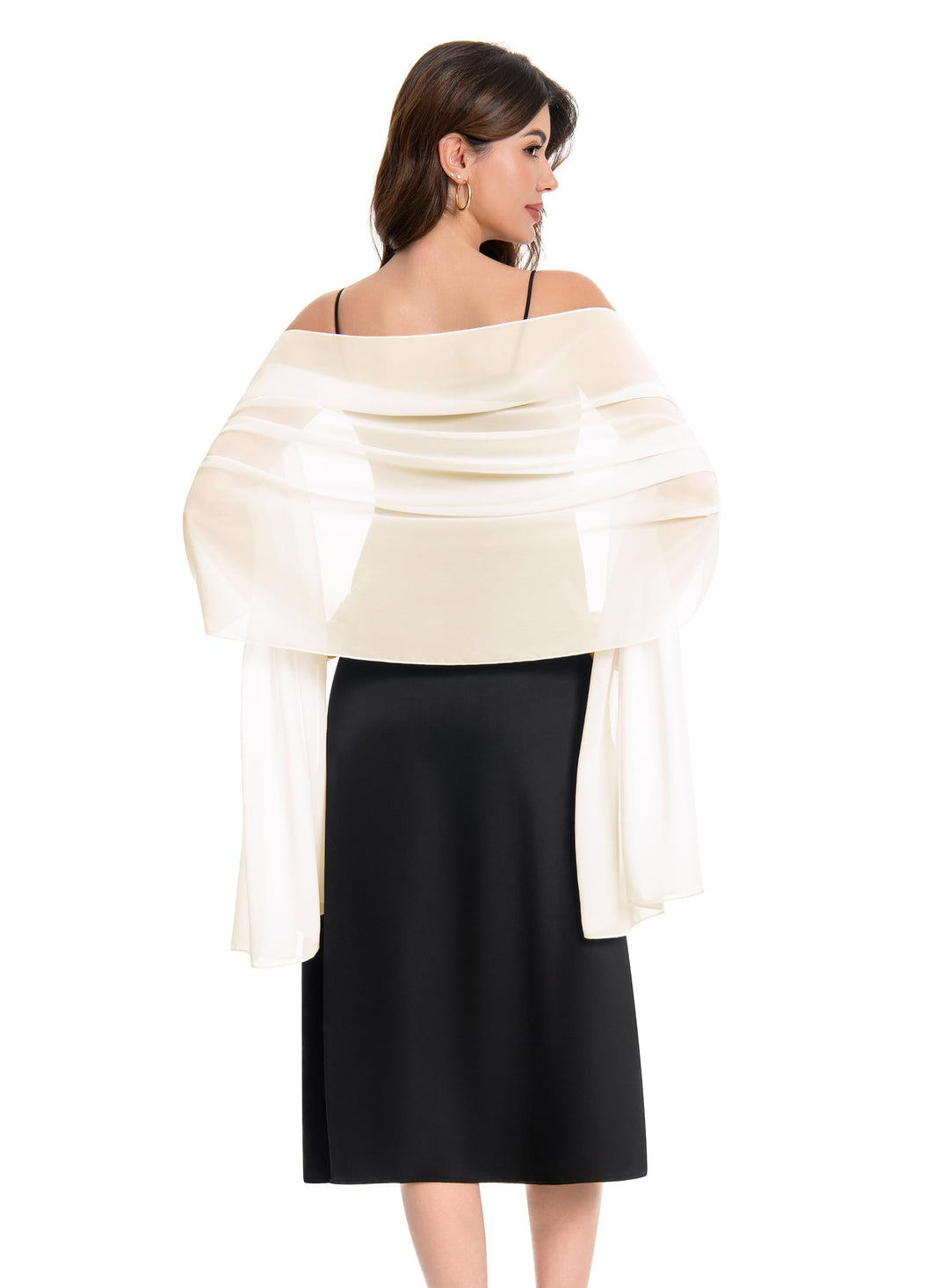Baoqiya Damen Teil des Produkts Blass Champagner Length(79") * Width(29"), Blass Champagner Length(7