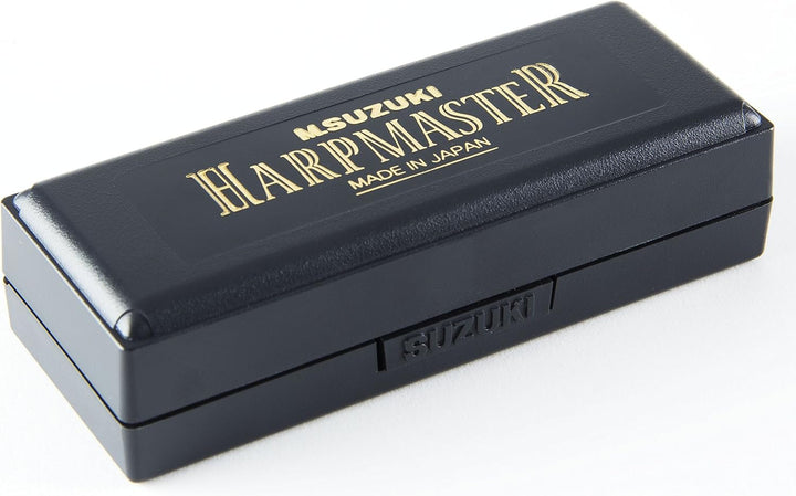 Suzuki Harpmaster MR200C diatonische Mundharmonika aus ABS, 10 Blasöffnungen, Chrom, C
