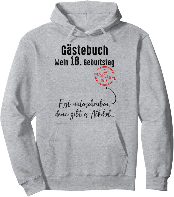 18. Geburtstag Junge Mädchen 18 Jahre 2006 Lustig Geschenk Pullover Hoodie