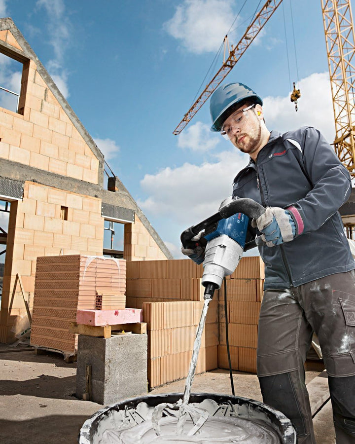Bosch Professional Rührwerk GRW 18-2 E (1.800 Watt Nennaufnahmeleistung, 45,0 / 19,0 Nm Nenndrehmome