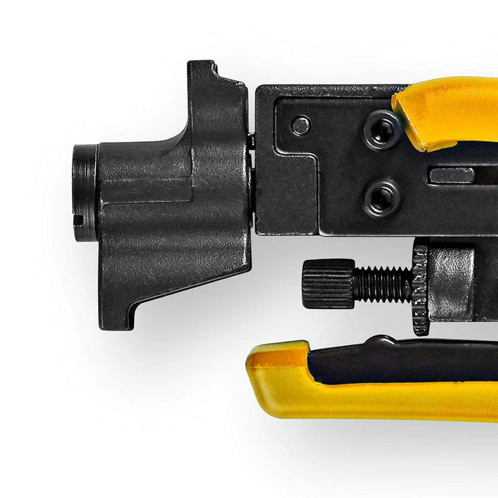 TronicXL Premium Kompressionswerkzeug Kompressionszange F-Stecker I RG58 RG59 RG6 RG7 RG11 I Crimper