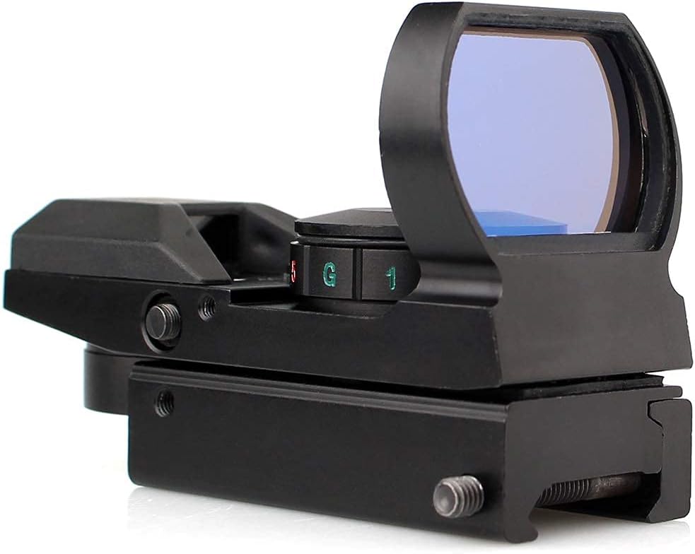 Svbony Reflex Sight, Red Dot Sight with 20mm/22mm Rail Mount, 4 Reticles and 5 Brightness Levels Hol