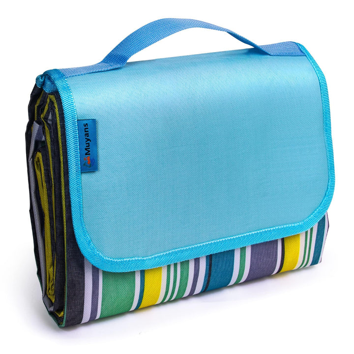 Picknickdecke 200x300 cm, XXL Picknickdecke Wasserdicht, Faltbar Gross Picnic Blanket Waschbar mit T