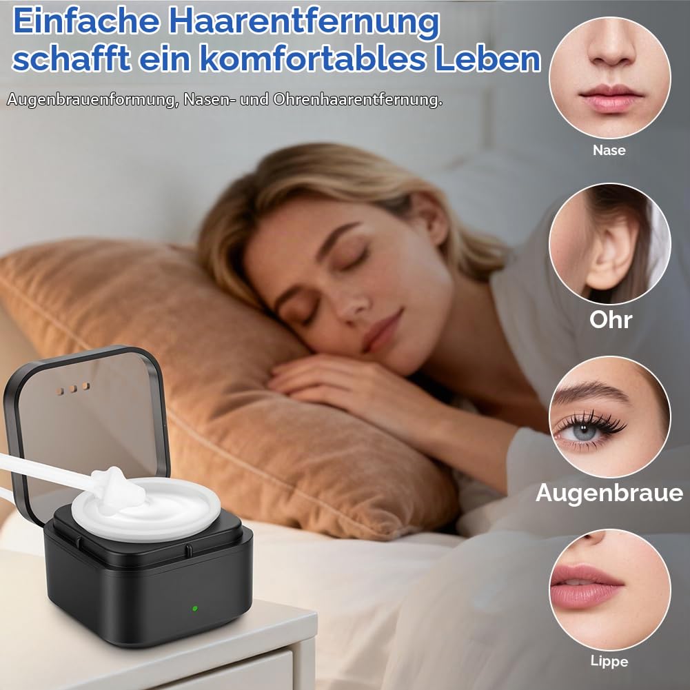 Waxing Set, Wax Maschine Set, Wachsschmelzer Wachsgerät zur haarentfernung, Warmwachs Haarentfernung