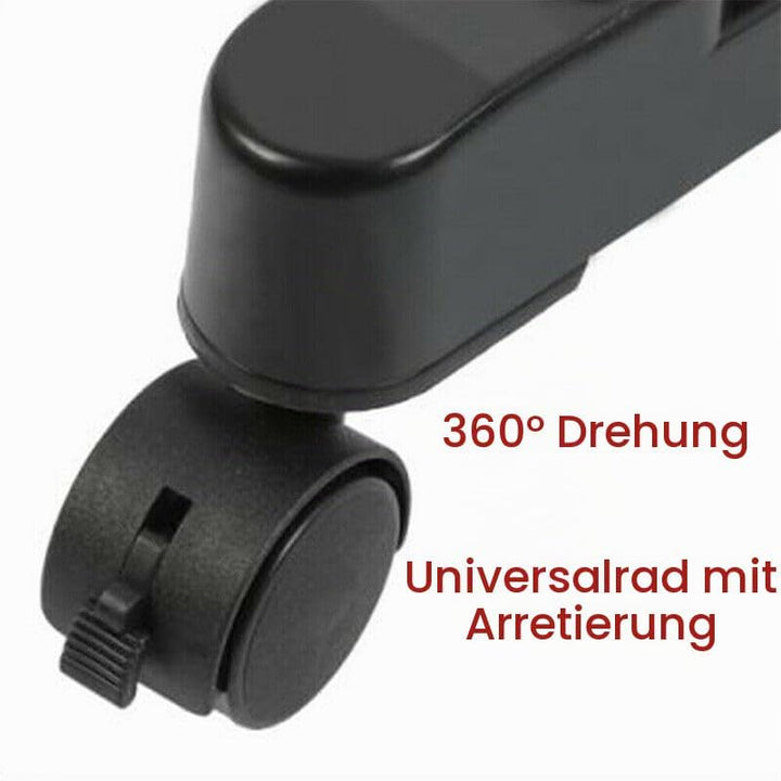 Kleiderständer auf Rollen Garderobenständer Kleiderwagen Höhenverstellbar 138cm