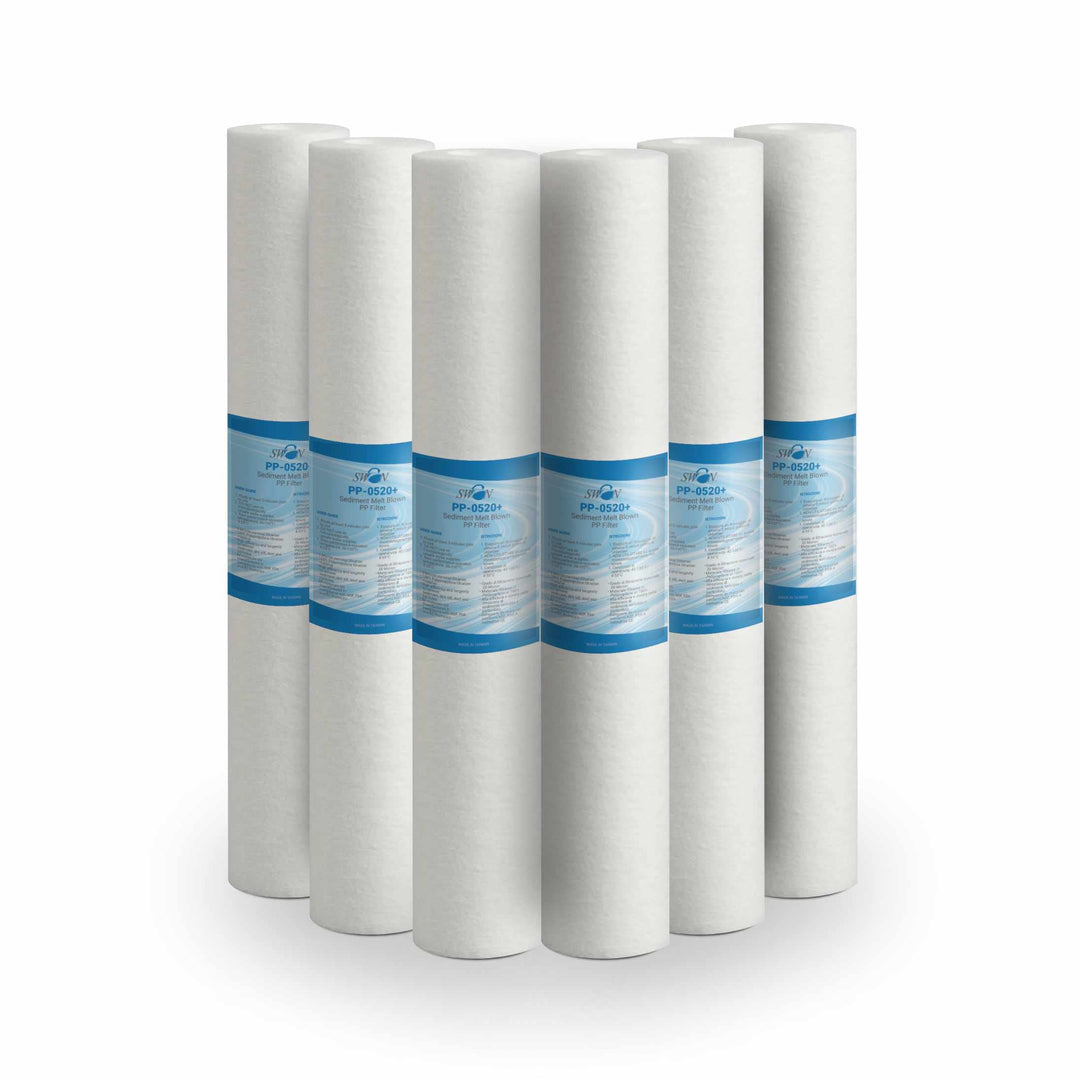 Bellerofonte Sedimentfilter Wasserfilter schmelzgeblasene 20 Zoll 5 Mikron in Polypropylen. Entfernt