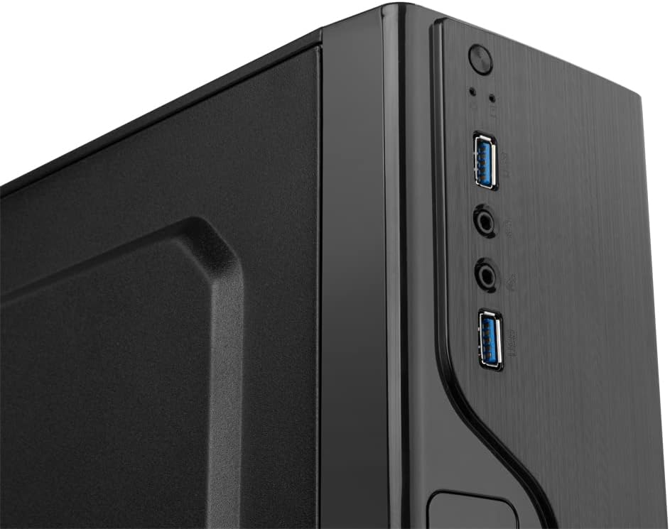 NOX LITE070 - NXLITE070 Mini-Tower mit Netzteil 500 W, USB 3.0, Lüfter 80 mm, Micro ATX, ITX, Frontp