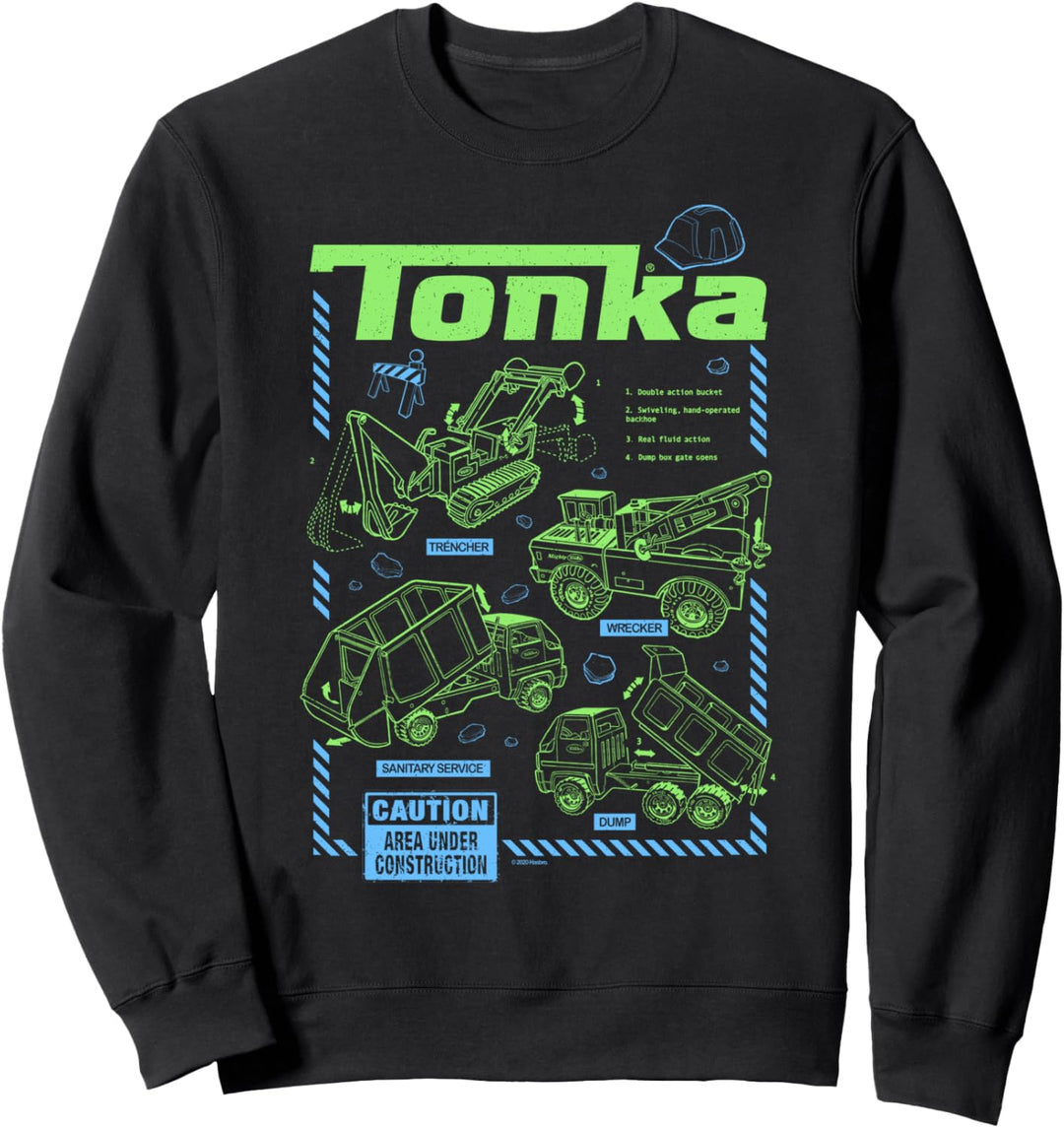 Tonka Truck Schematics Sweatshirt