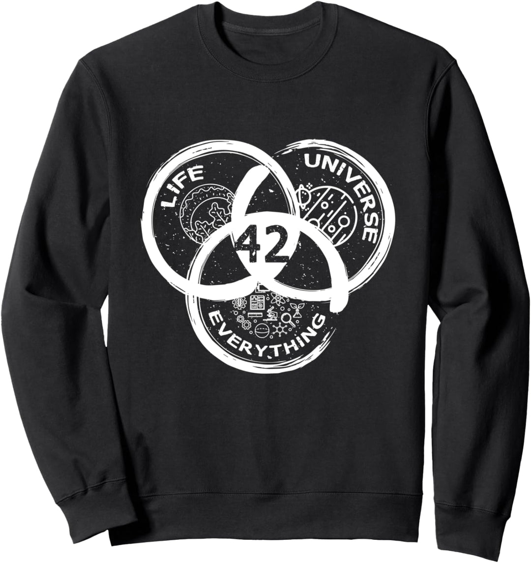 42 Antwort auf das Lebensuniversum und alles Coole Sweatshirt