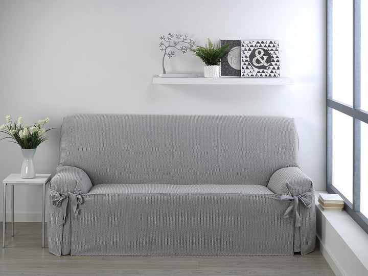 Martina Home Capri Sofabezug, Laken, 3-lagig 3 Plätze Leinfarben, 3 Plätze Leinfarben