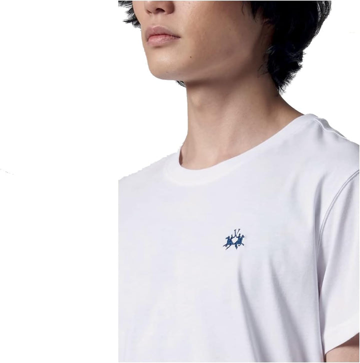 La Martina Herren Serge T-Shirt L Weiss, L Weiß