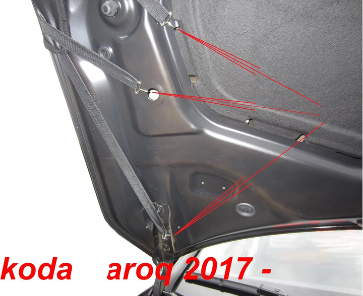 AB3-00338 Auto Bra kompatibel mit Skoda Karoq Bj. seit 2017 Haubenbra Steinschlagschutz Tuning Bonne
