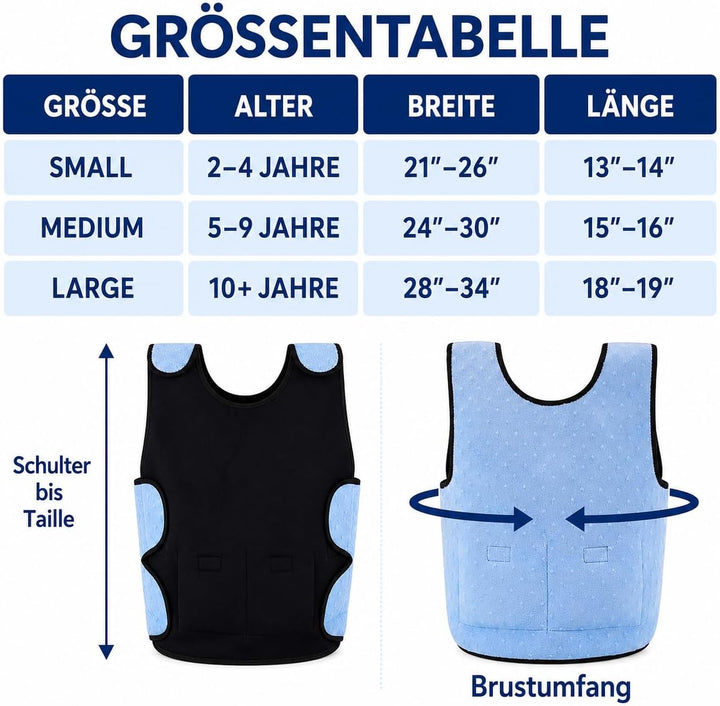 Gewichtsweste Kinder für Kinder im Alter von 2 bis 14 Jahren Hilft Kinder,Gewichtete Kompressionswes