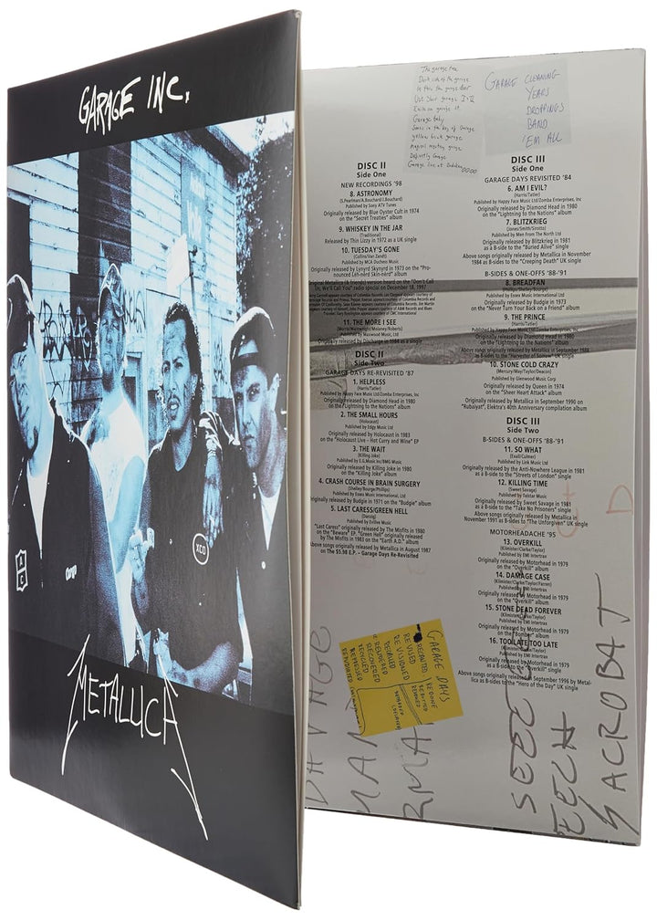 Garage Inc, Vinyl